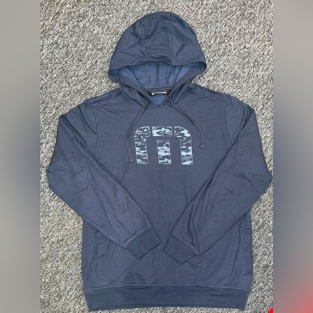 Travis Mathew Hoodie. Light Navy Blue. Men’s Size Large (L).